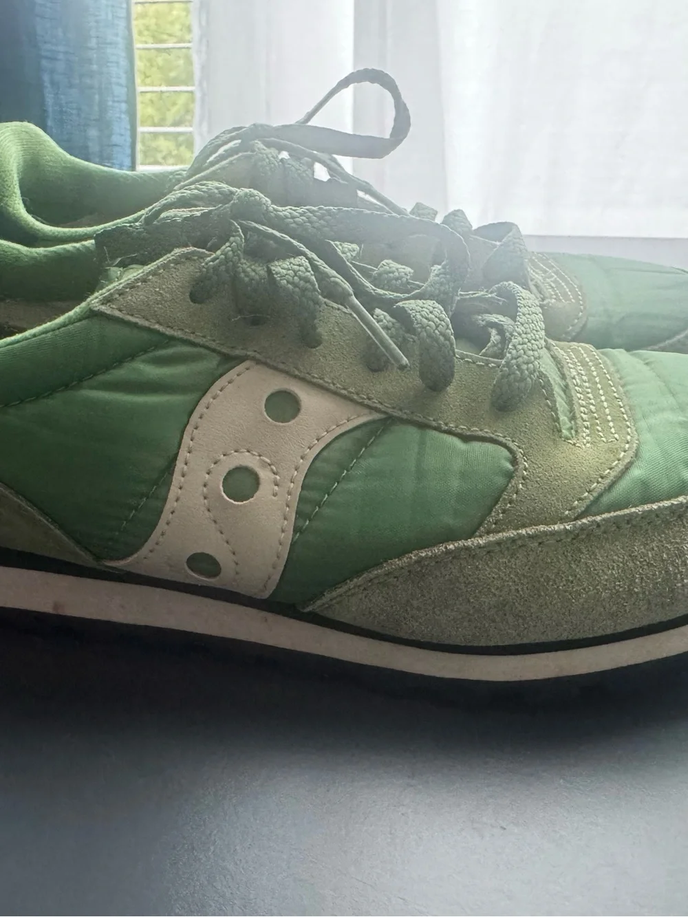 Retro Green Saucony Jazz Low-pro sneakers - men’s 8/ euro 41